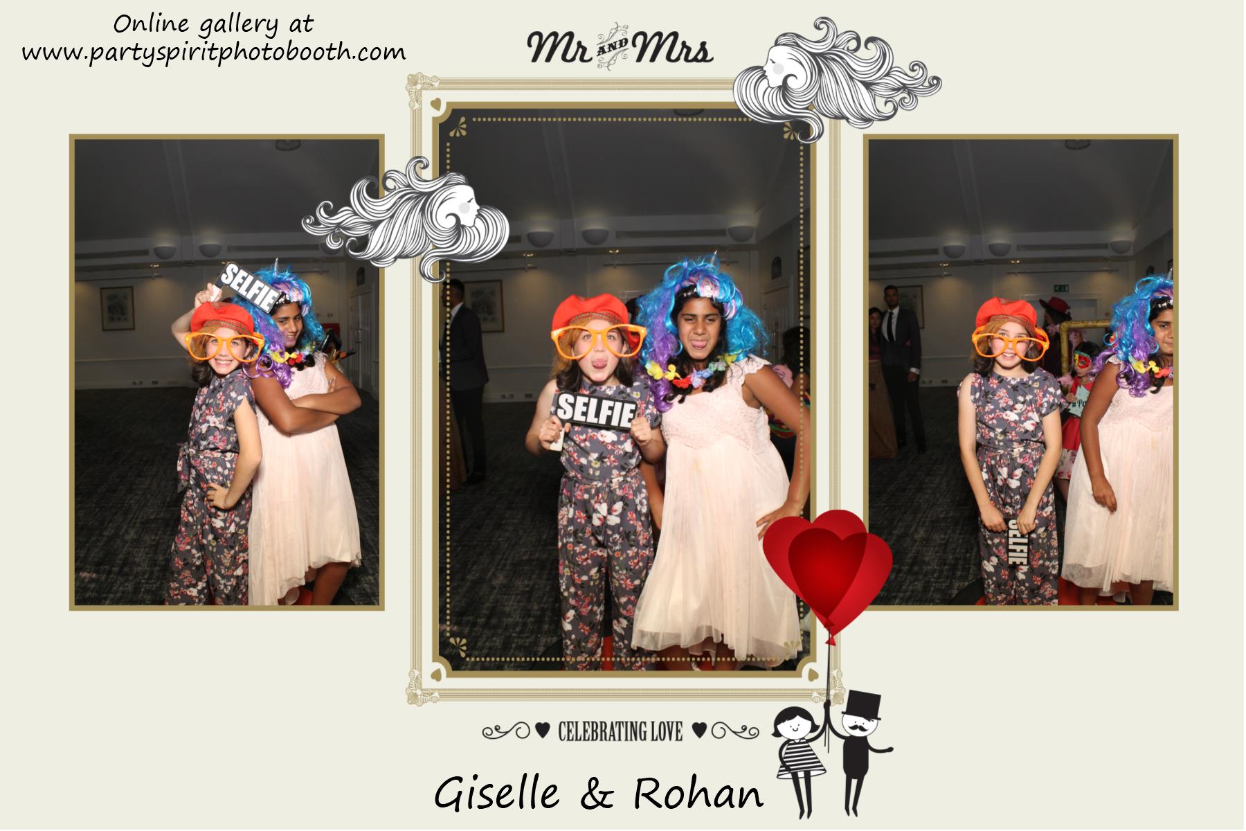 Giselle and Rohan's Wedding | View more photos from the event at gallery.partyspiritphotobooth.com/u/PartySpiritPhotoBooth/Giselle-and-Rohans-Wedding